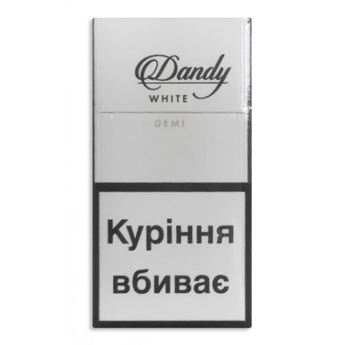 Сигареты Dandy Demi White (денди белые деми) купить в розницу от 1 блока