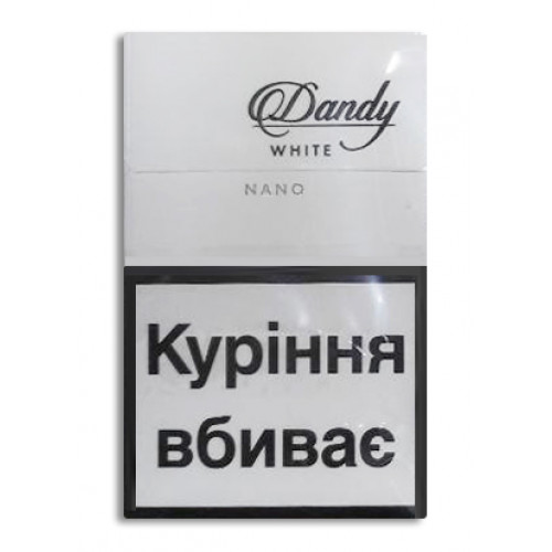 Сигареты Dandy White Nano (денди нано белые) купить в розницу от 1 блока