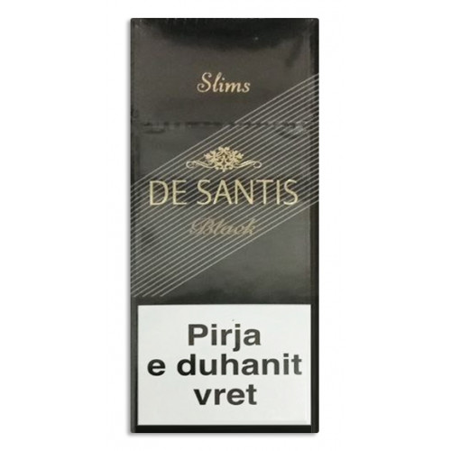 Сигареты De Santis Black Slims (Десантис деми слимс) купить в розницу от 1 блока