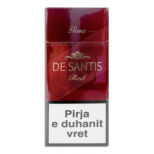 Сигареты De Santis Red Slims (Десантис деми слимс) купить в розницу от 1 блока