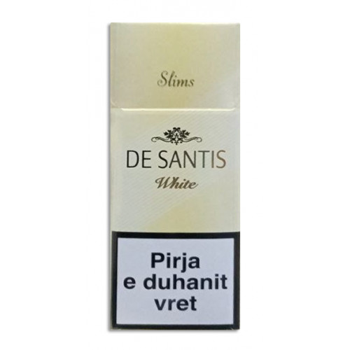 Сигарети De Santis White Slims (Десантіс демі слімс) купити в роздріб від 1 блоку