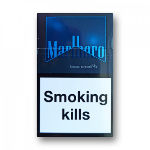 Сигарети Marlboro black less smell (Мальборо чорний Кінг сайз) купити в роздріб від 1 блоку