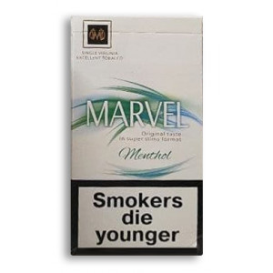 Marvel Menthol Super Slims (Марвел ментол супер слимс)