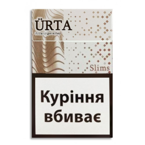 Сигареты Urta Slims White (Юрта слимс акциз) купить в розницу от 1 блока