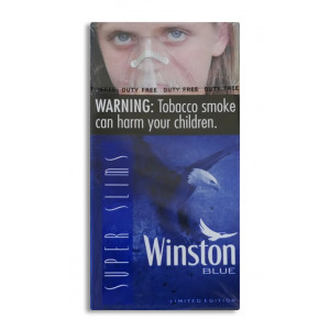 Winston blue SS (Винстон супер слимс синий целлофан)